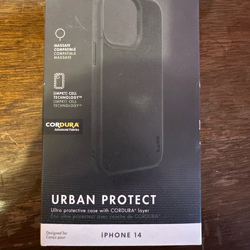 Urban Protect Black iPhone 14 Case with CORDURA®